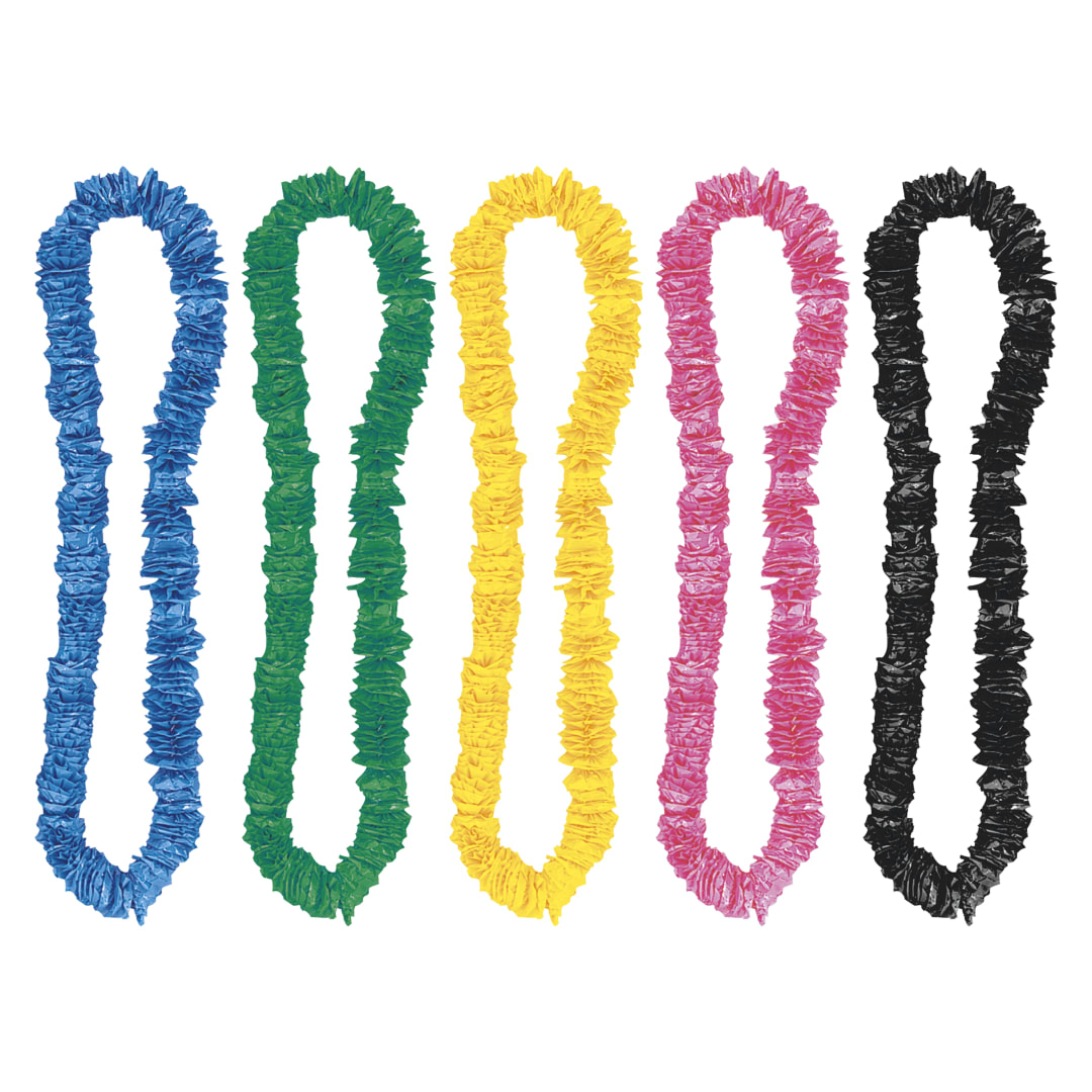 Poly Hawaiian Leis 33", 4ct