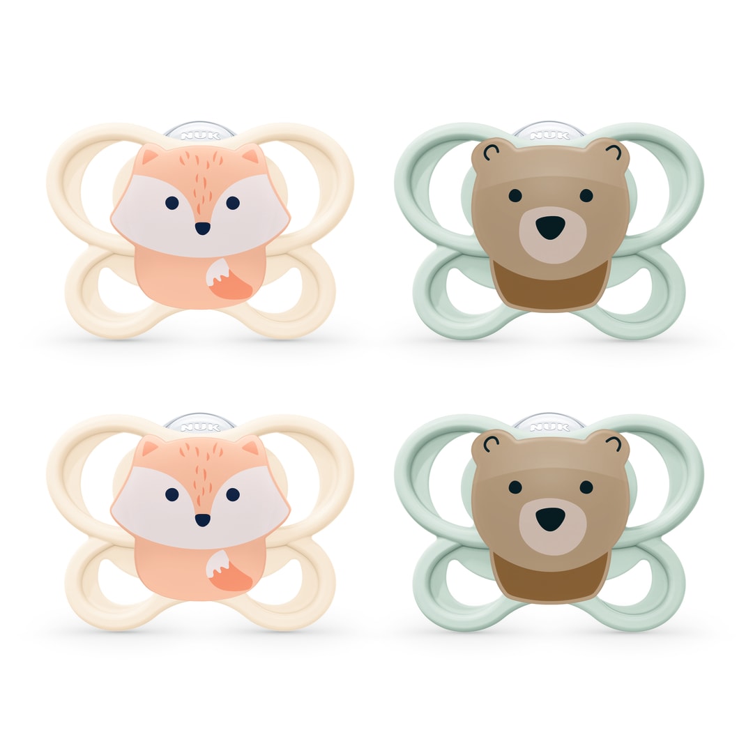 NUK® Perfect Match Air Pacifiers, 0-6 months, 4 pack