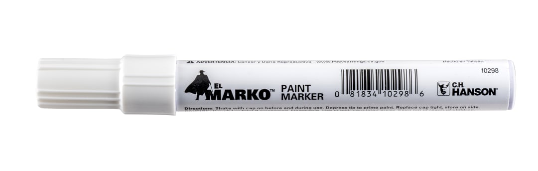 El Marko® Paint Marker-White