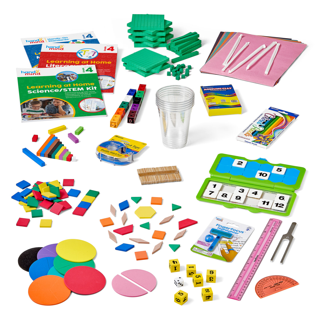 Learning at Home Math, Literacy, STEM, Grade 4