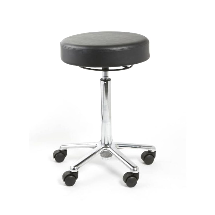 Surgical Stool, Round Seat with Wheels