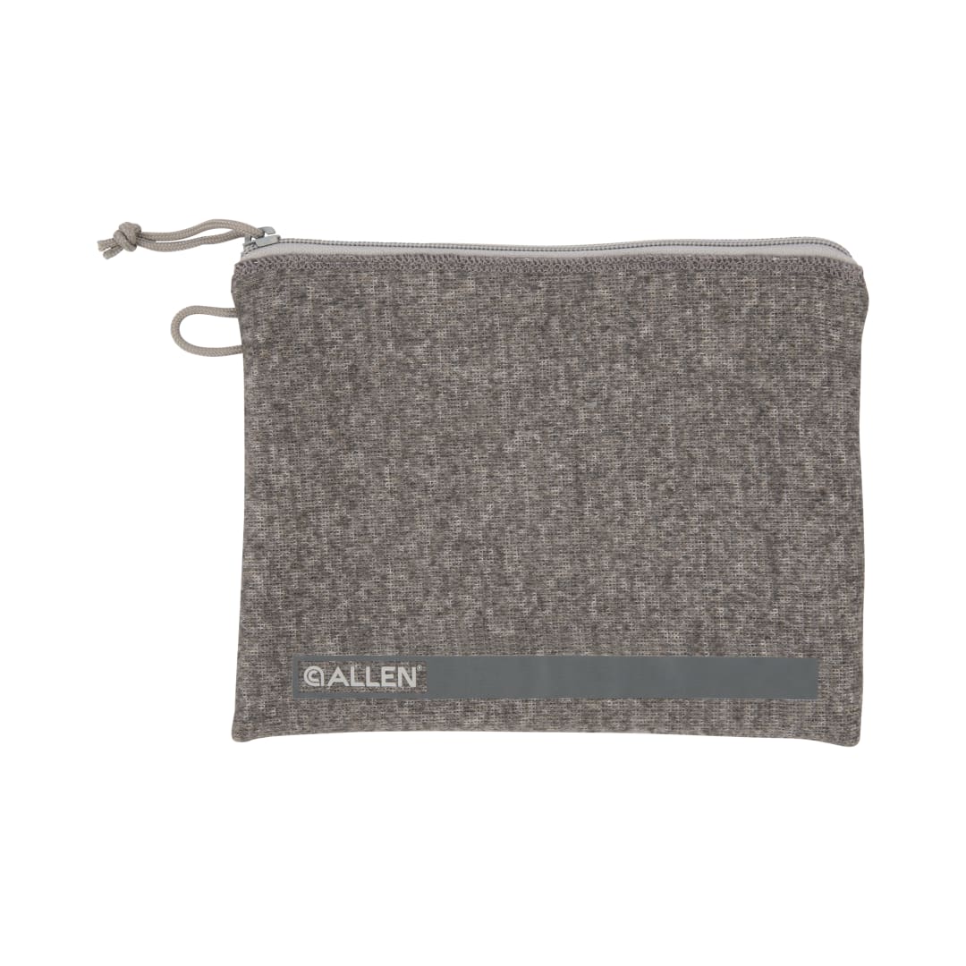 Allen Company Lockable Handgun Storage Pouch, Full-Size 7" to 9" Handguns, Gray