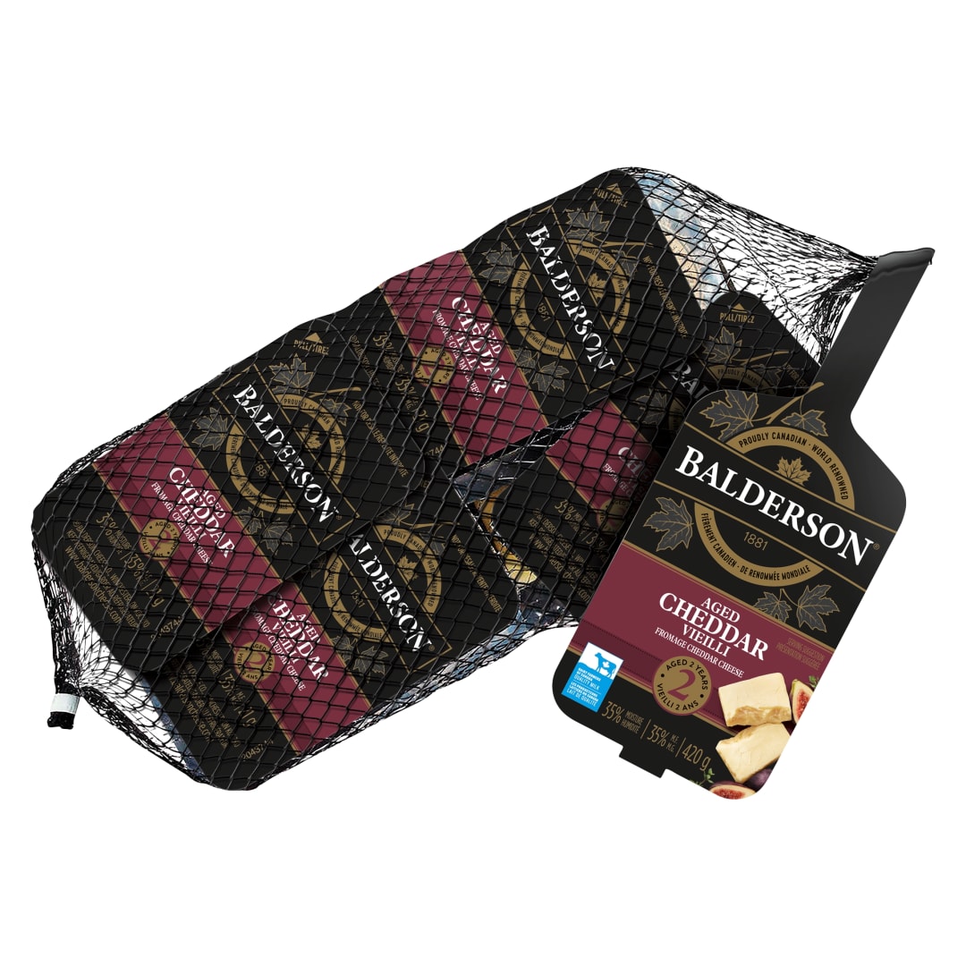 Balderson 2 Year Old Cheddar Cheese Portions, 20-Pack, 420g