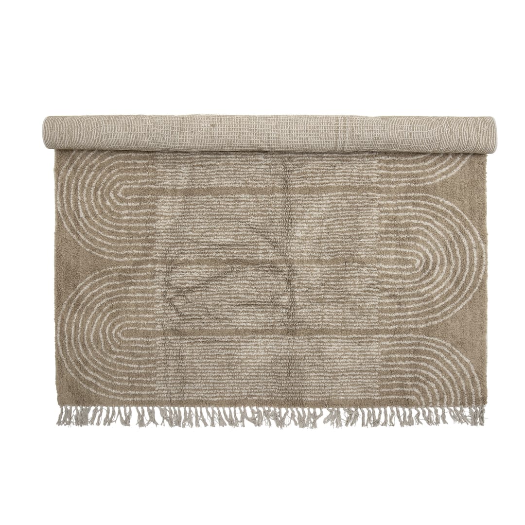 82054443 - Zeynep Rug, Brown, Cotton STOCK: 80