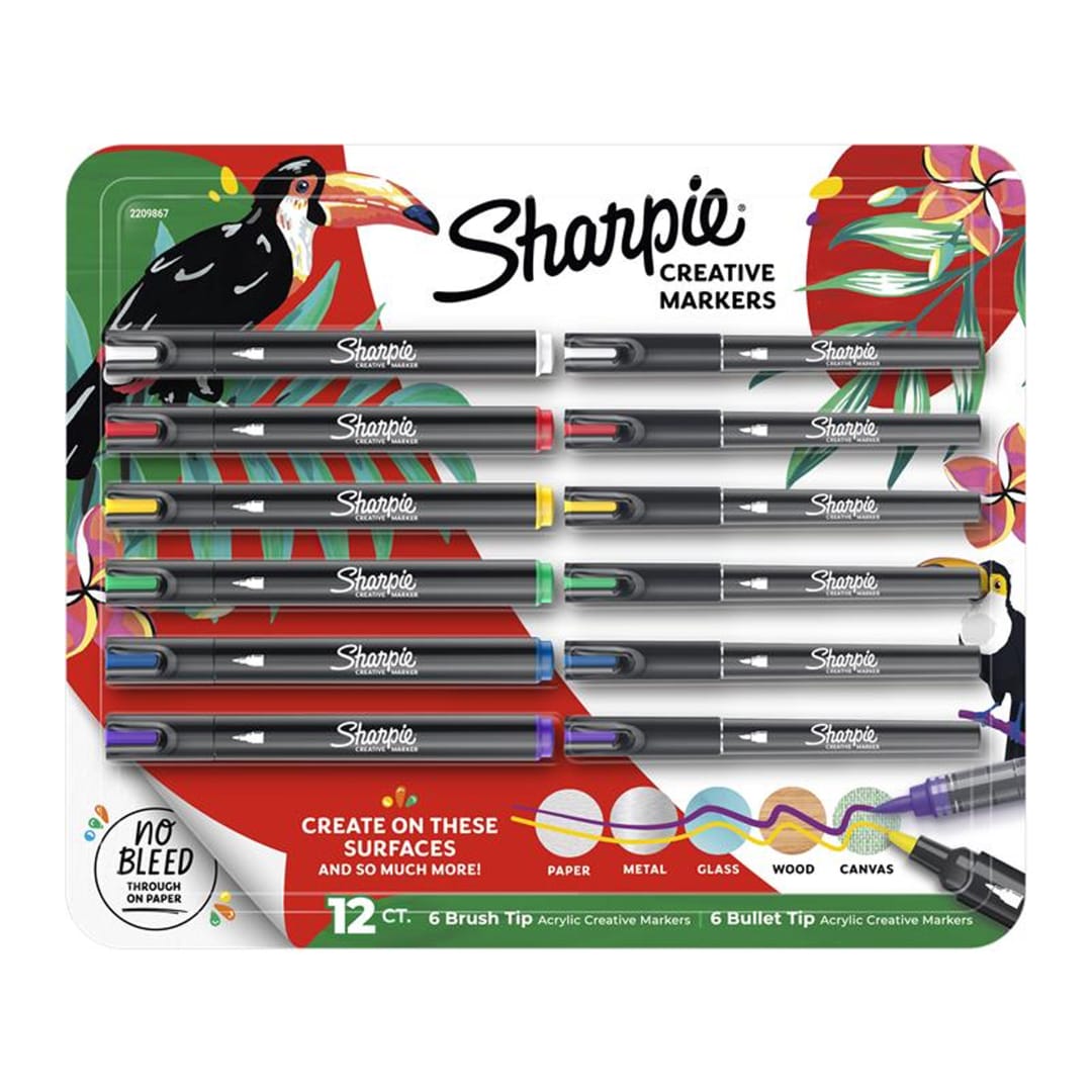 SHARPIE BRUSH/BULLET CLUB TRAY 12CT
