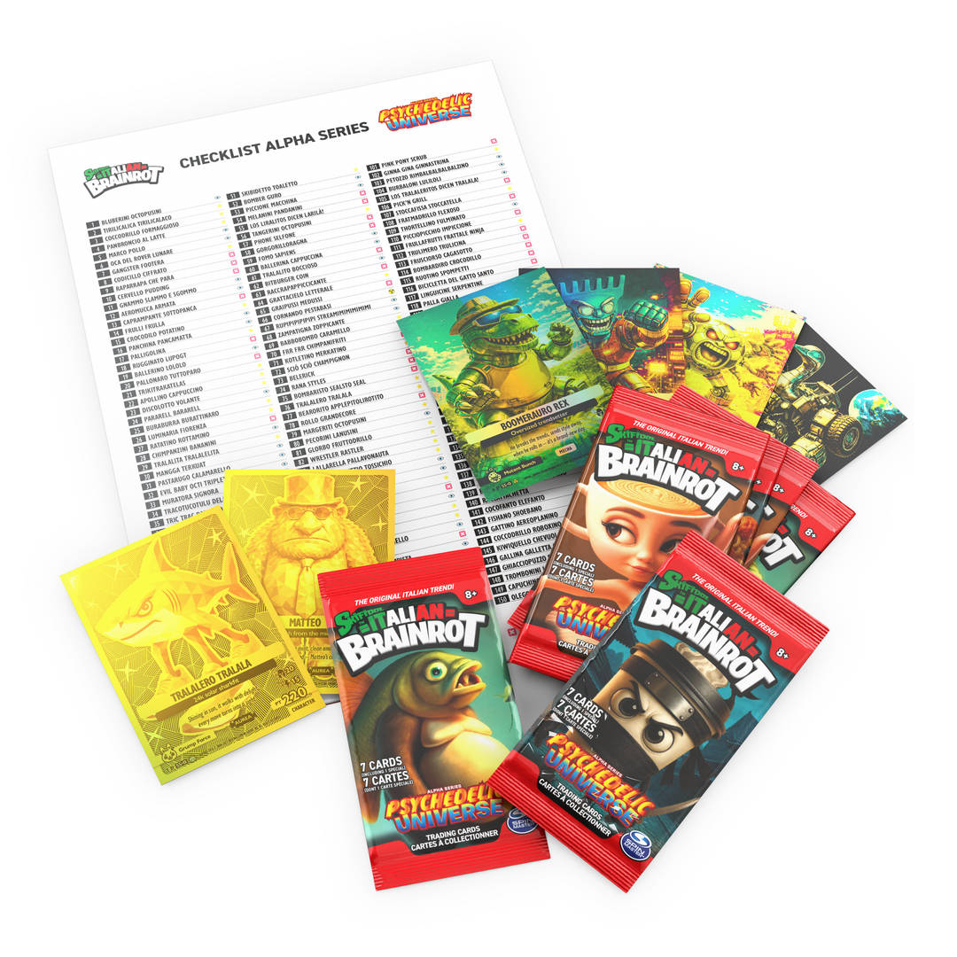 Italian Brainrot Trading Card Game 6-Pack Wave 1 Starter Set