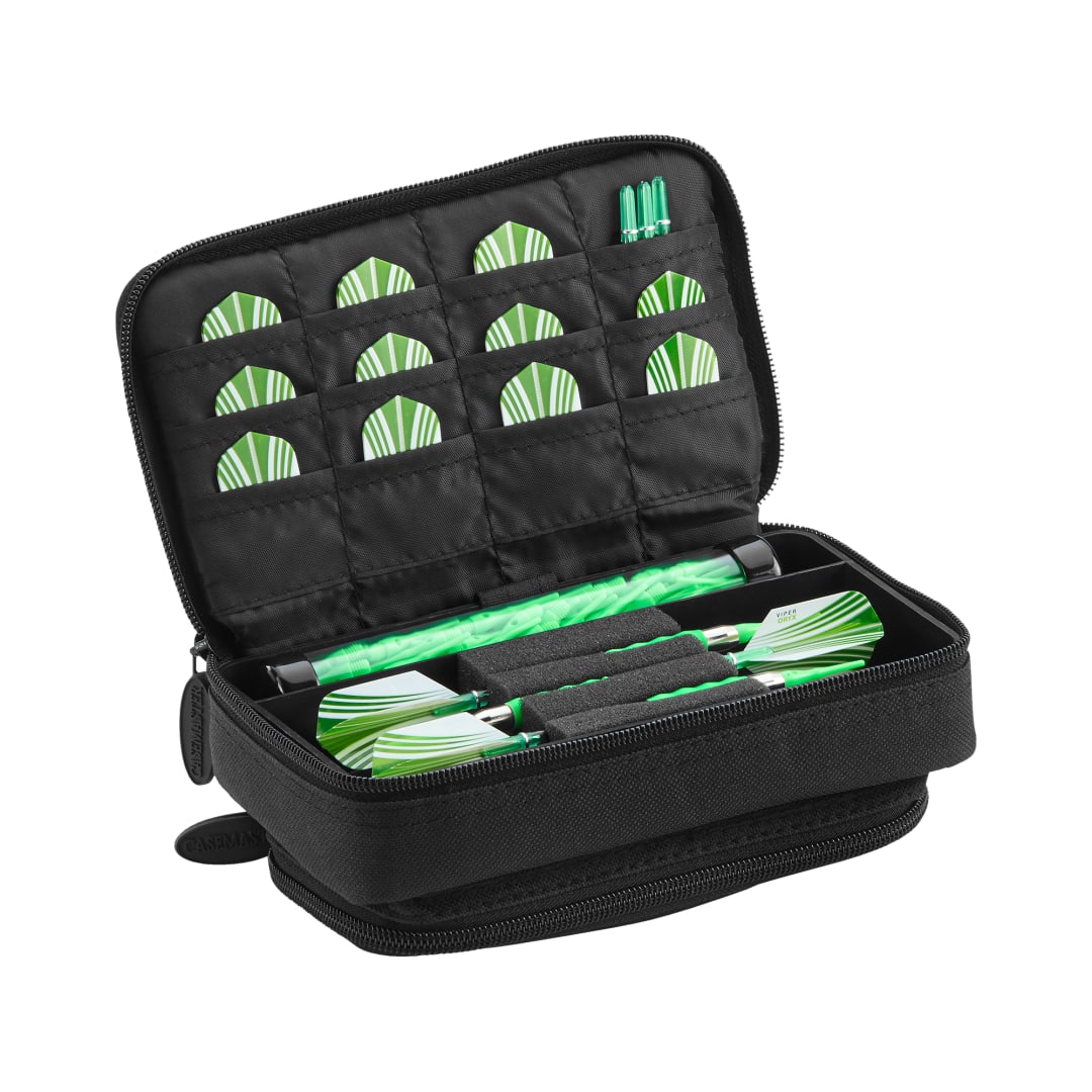 Casemaster Plazma Plus Dart Case with Black Zipper and Phone Pocket