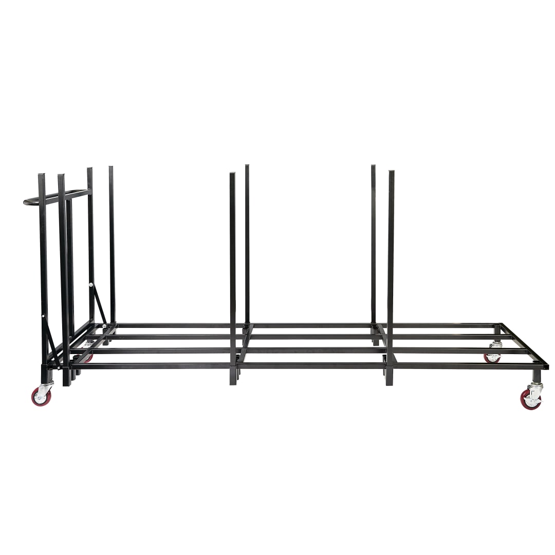 
iGear™ Folding Table Cart, 20-Table Capacity, Steel Black