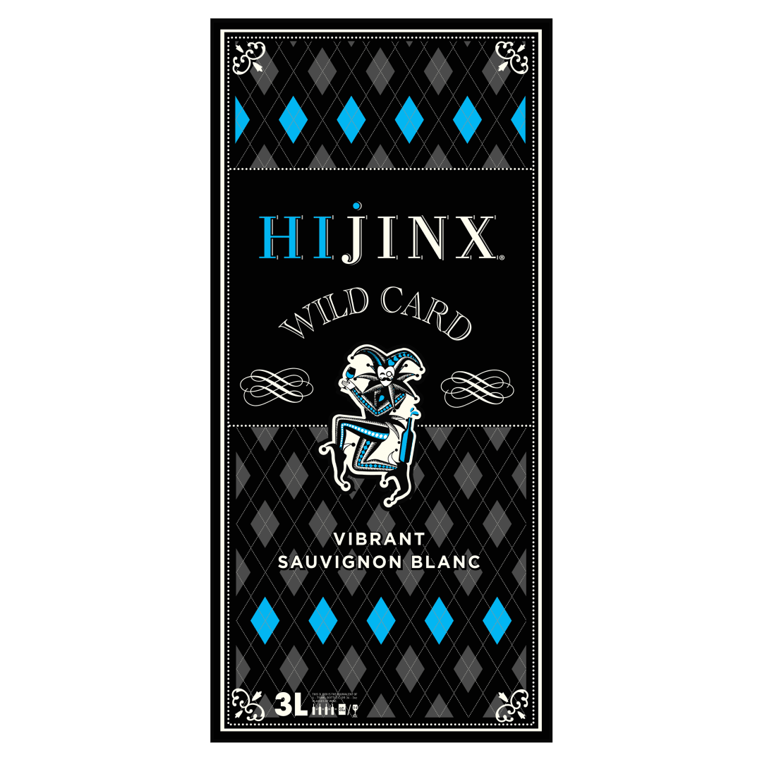 Hi-Jinx Wild Card Sauvignon Blanc White Wine, American, 3L, 13.49% ABV