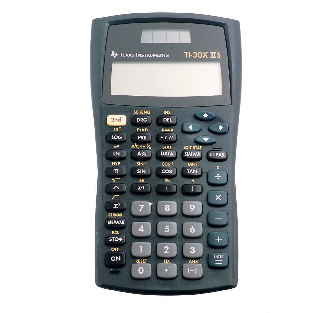 CALC, TI-30X IIS SCIENTIFIC