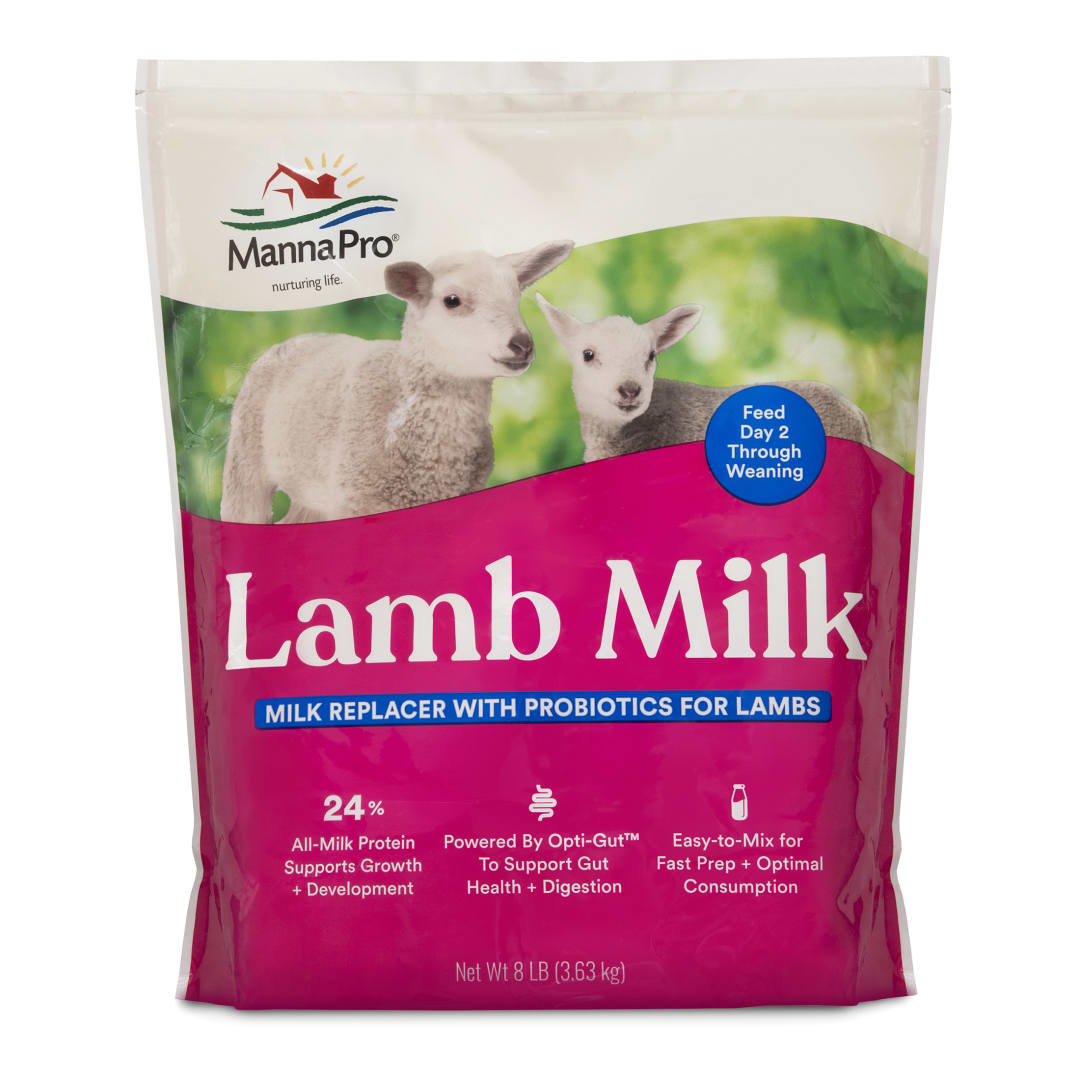 Manna Pro Lamb Milk Replacer | 24% All-Milk Protein | 8 lb