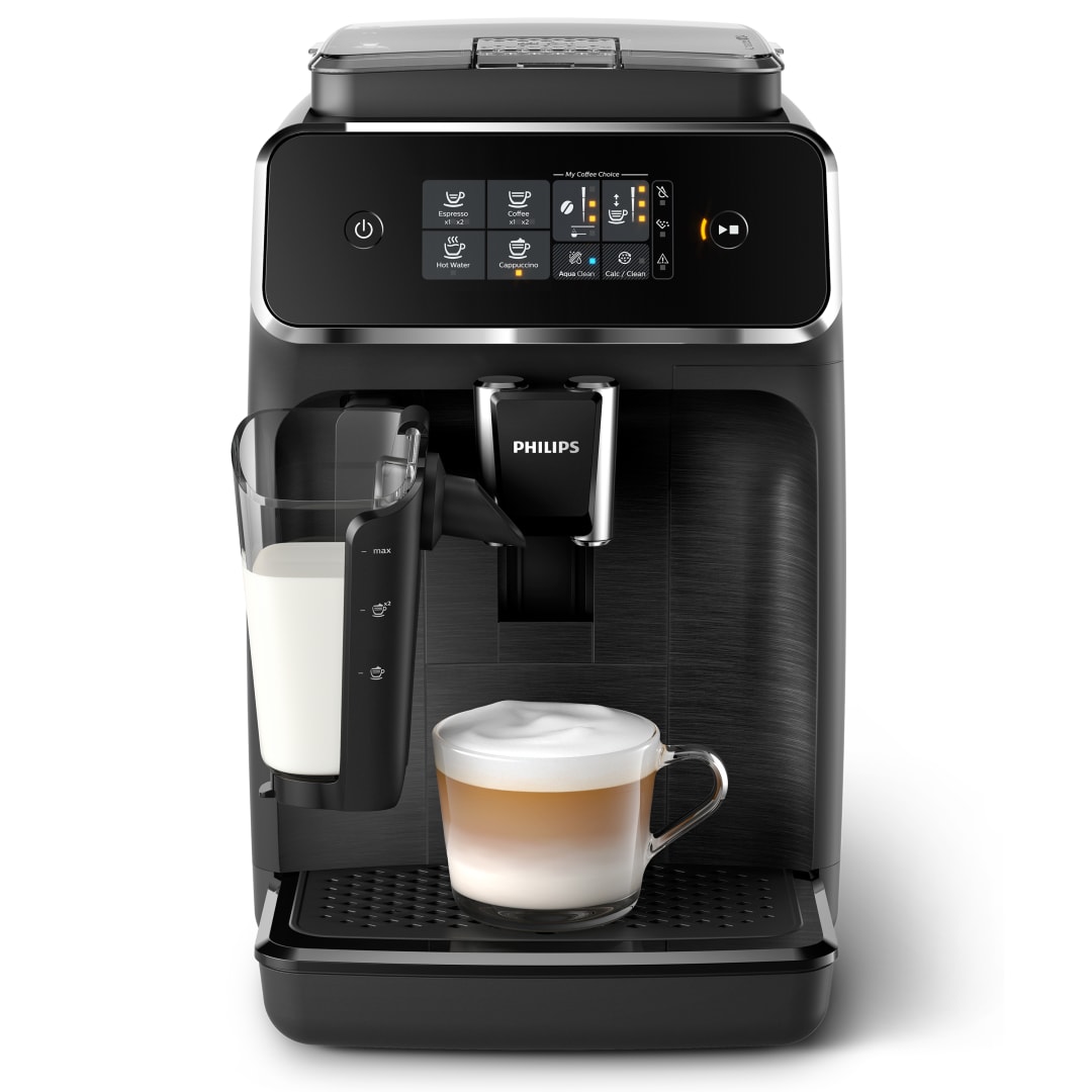 Philips 2200 Series Fully Automatic Espresso and Coffee Machine with LatteGo Milk System