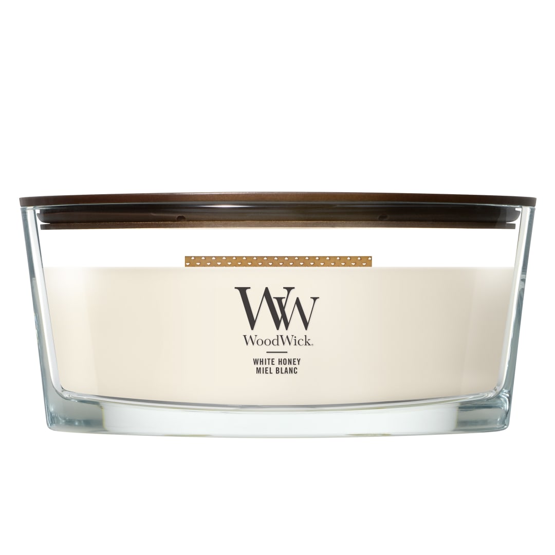 WoodWick Vela perfumada | Vela elíptica | Marine Drift | Regalos perfectos para mujeres