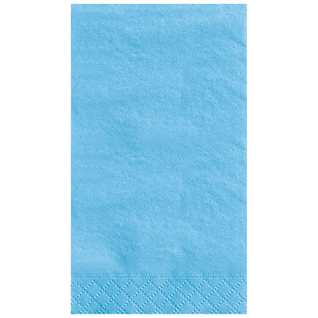 Powder Blue Solid Guest Towels, 20ct