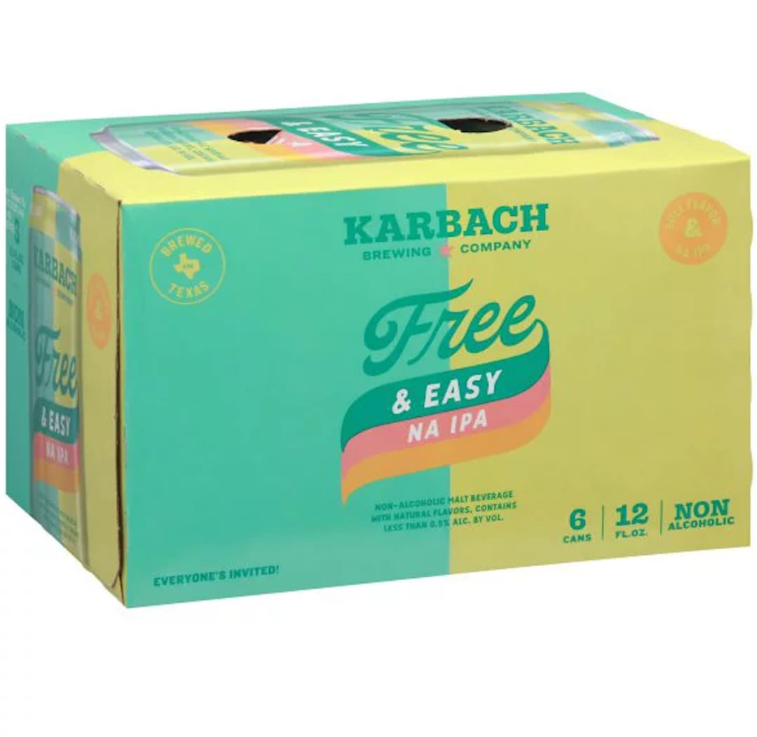 Karbach Free & Easy NA IPA 6 Pack 12 fl oz Cans