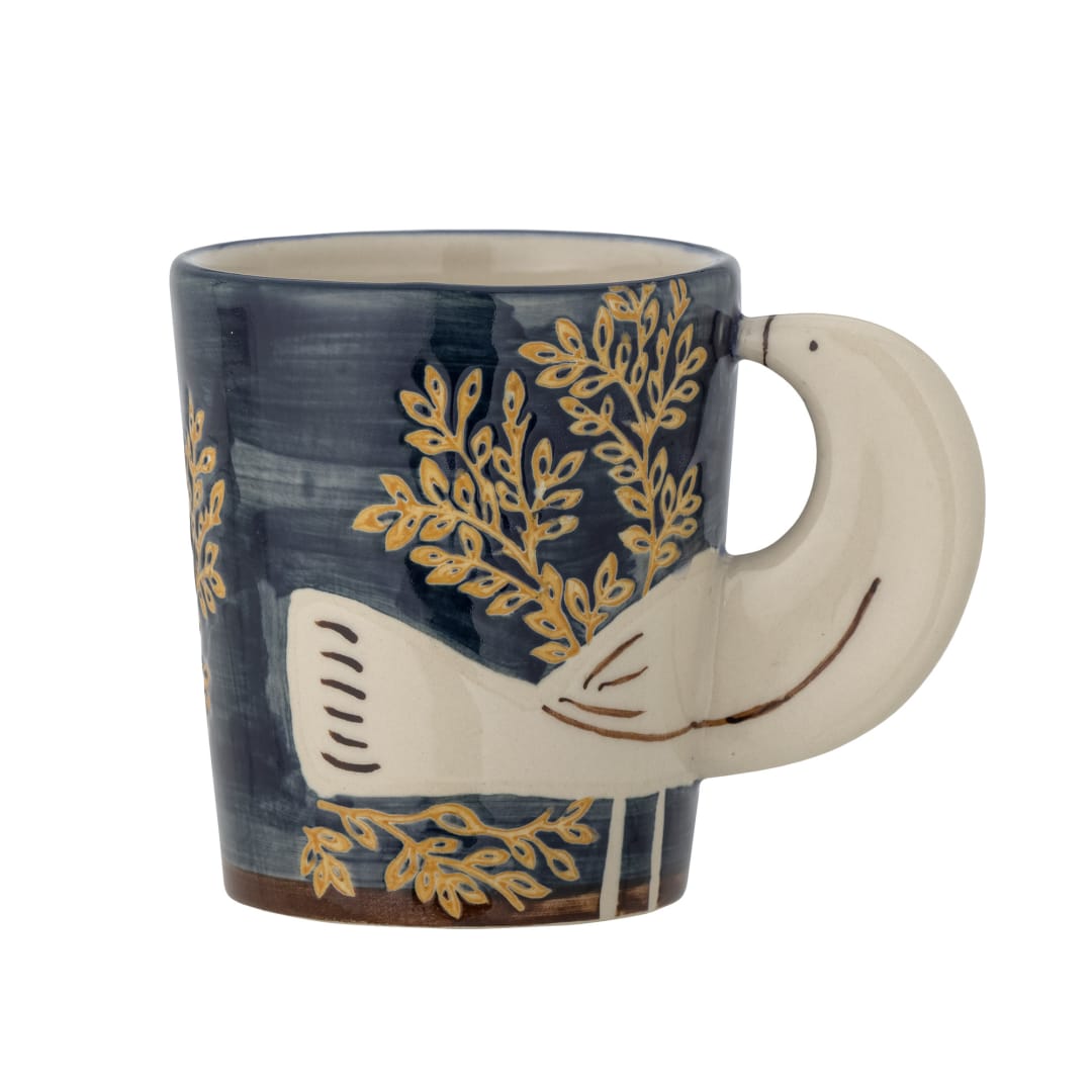 82066105 - Hezha Cup, Blue, Stoneware STOCK: 300