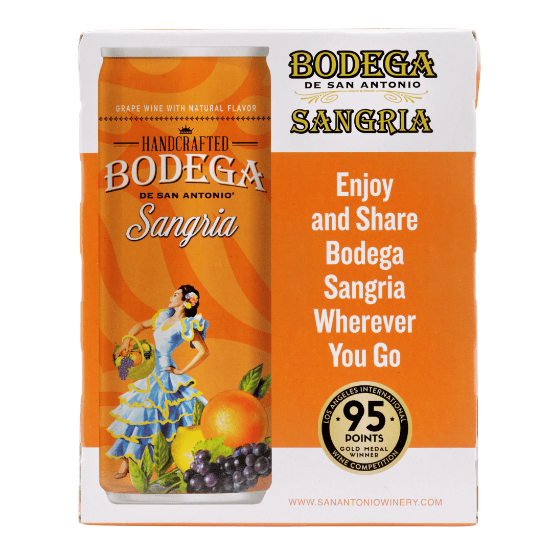 Bodega Sangria Semi-Sweet Red Wine 2Pk/250 ml