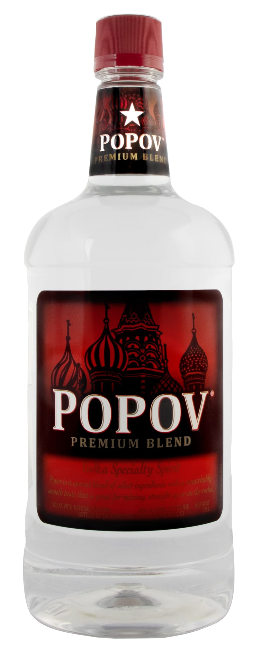 Popov Vodka 1.75l 80 Proof