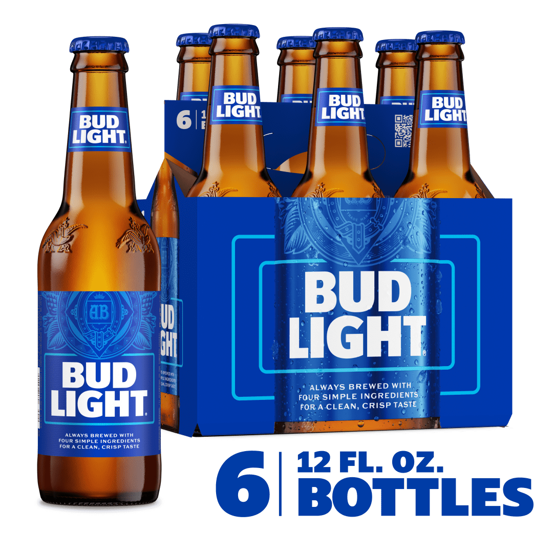 Bud Light 6x12 oz Glass Bottle Basket CARRIER - Texas