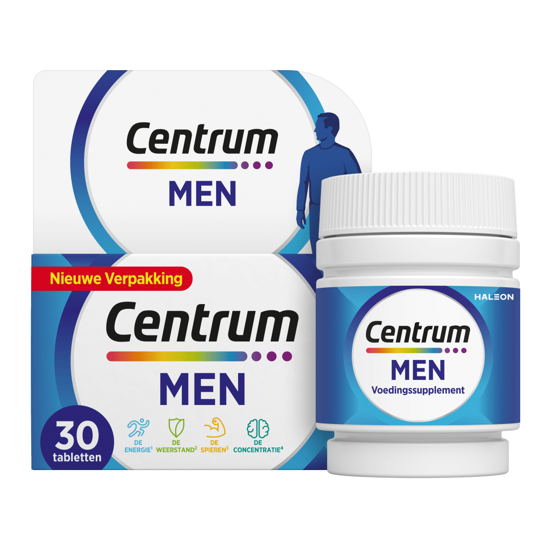 Centrum Men Multivitaminen   Tabletten, 30 stuks