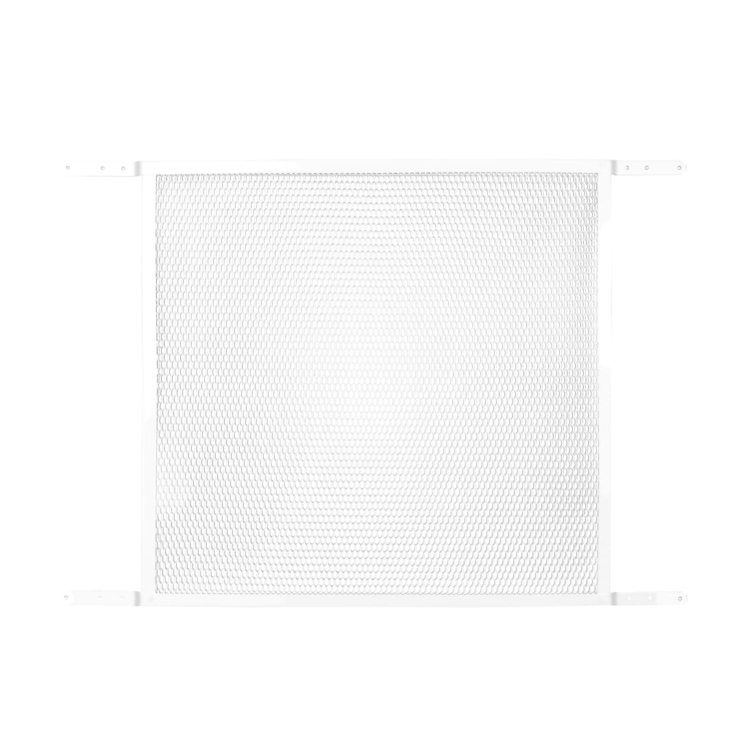 14182 - 24 in. x 30-36 in. White Steel Door Grille