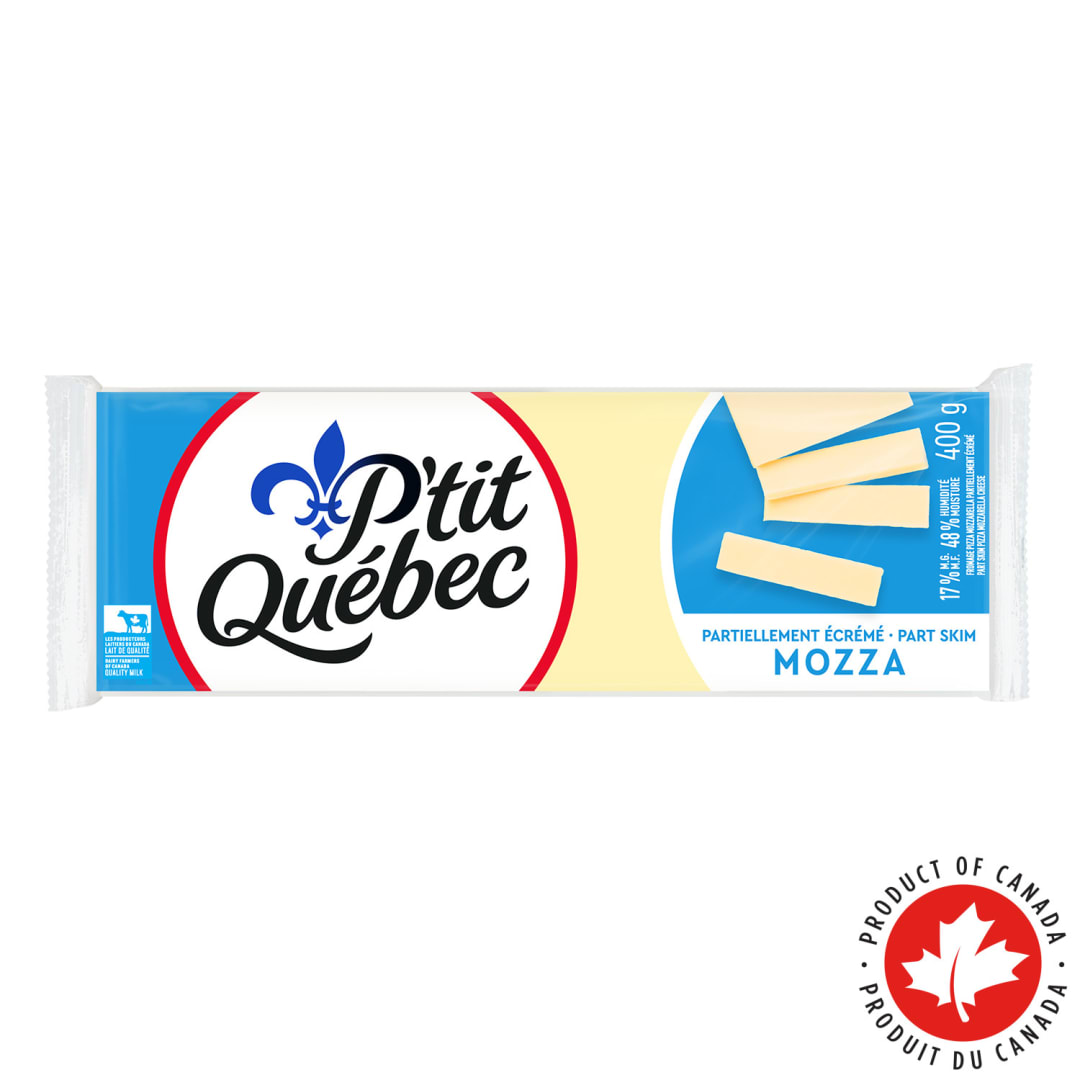 P'tit Québec Part Skim Mozza Cheese, 400g