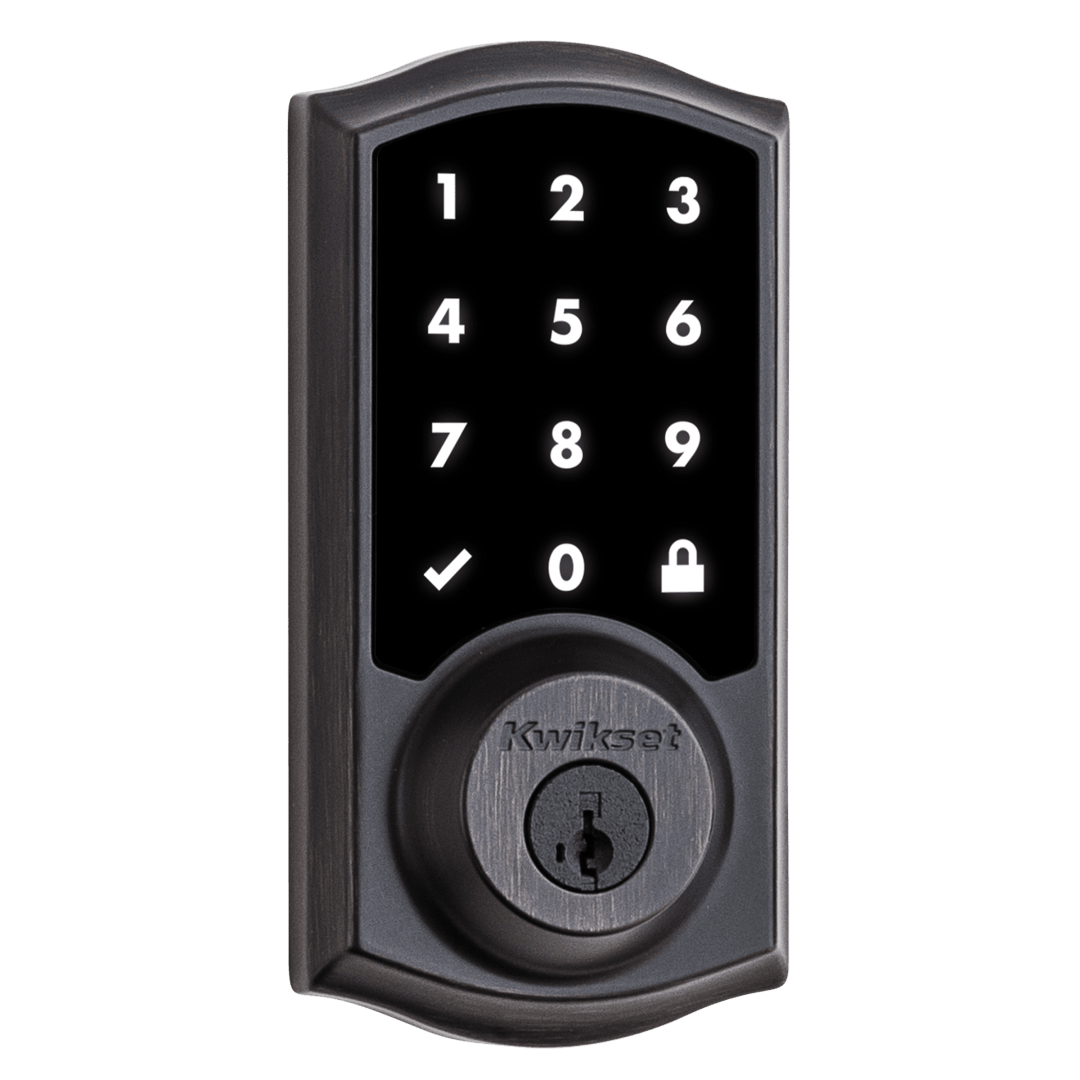 919 Premis Touchscreen Smart Lock featuring SmartKey Security™ in Venetian Bronze