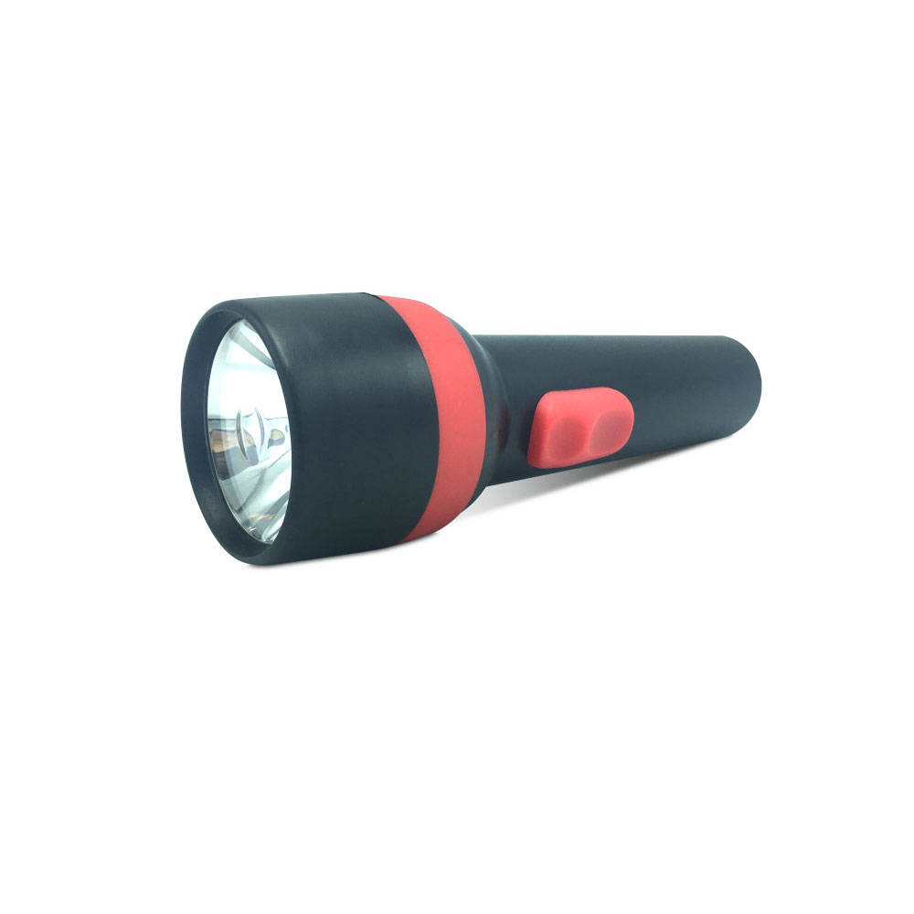 FLASHLIGHT, PLASTIC, LED, D-CELL