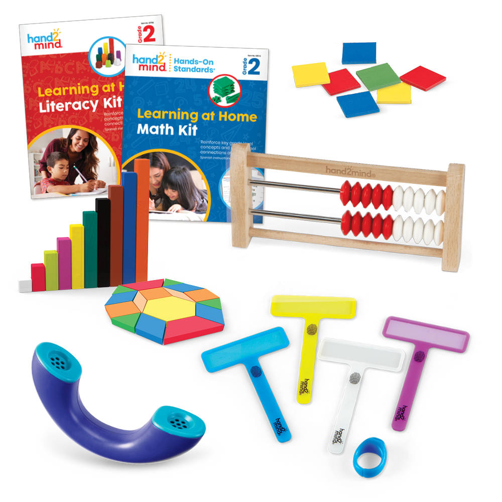 LEARNING AT HOME MATH & LIT KIT GR 2