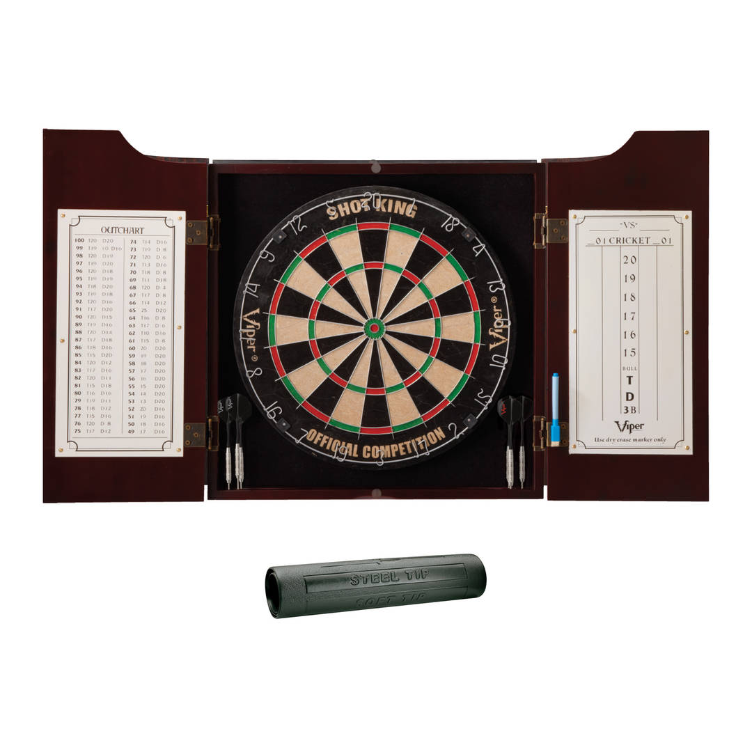 Hudson All-in-One Dart Center & Dart Mat Bundle by Viper