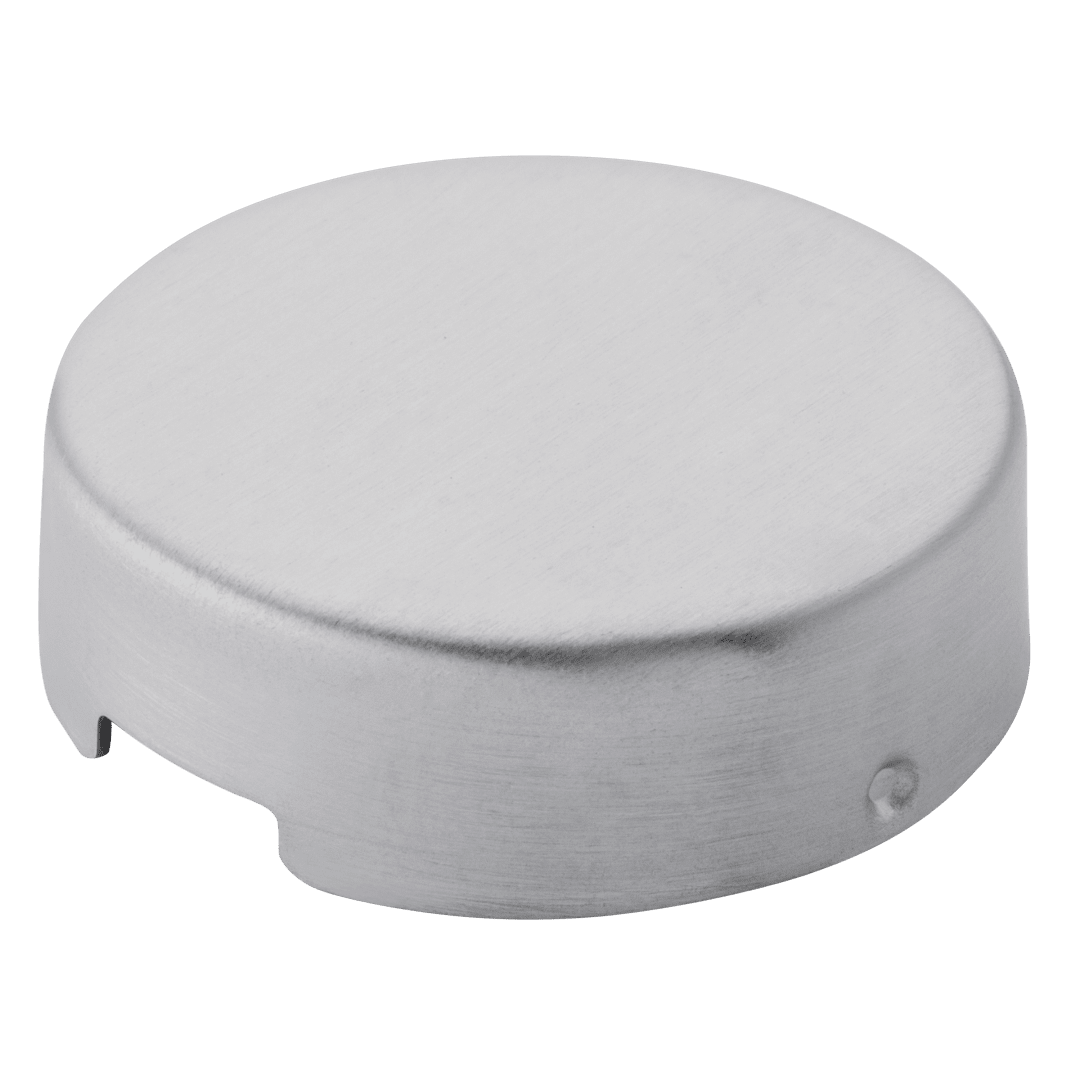 Bottom Screw Decorative Cap for Satin Chrome Finish