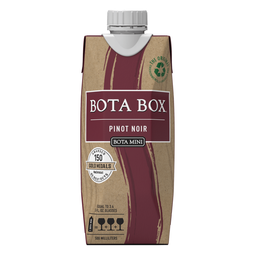Bota Mini Pinot Noir Red Wine, 500mL (3 Glasses), 13.5% ABV