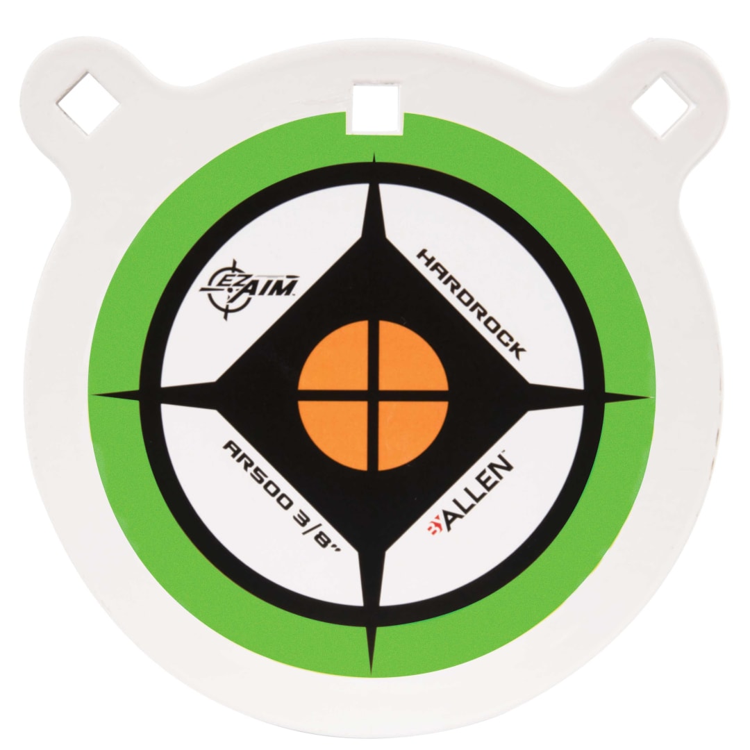 EZ Aim® AR500 Steel Gong 10" Shooting Target, White