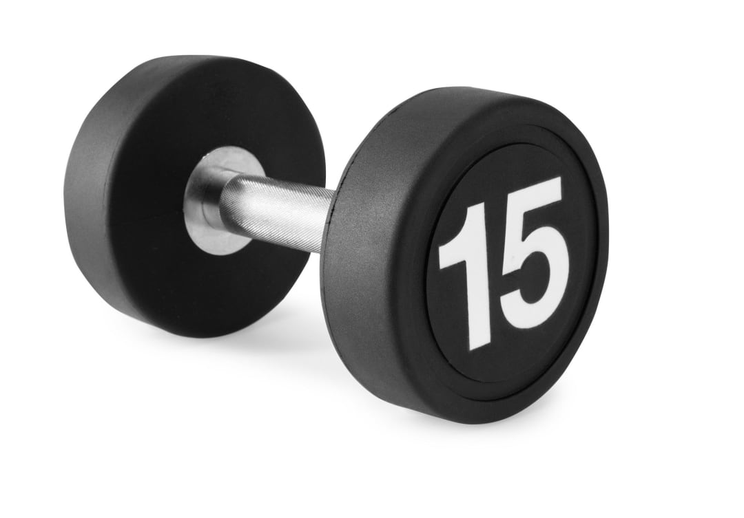 15 lb PU Dumbbell