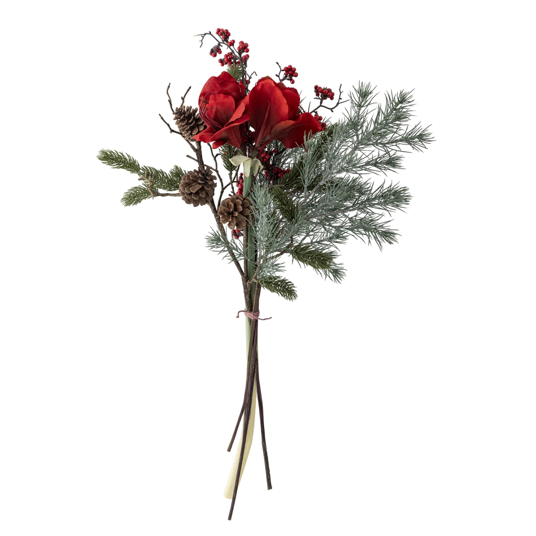 82073065 - Rubia Bouquet, Red, Artificial Flowers STOCK: 300