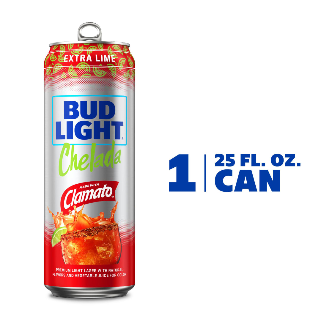 Bud Light Chelada Extra Lime Beer 25 fl oz