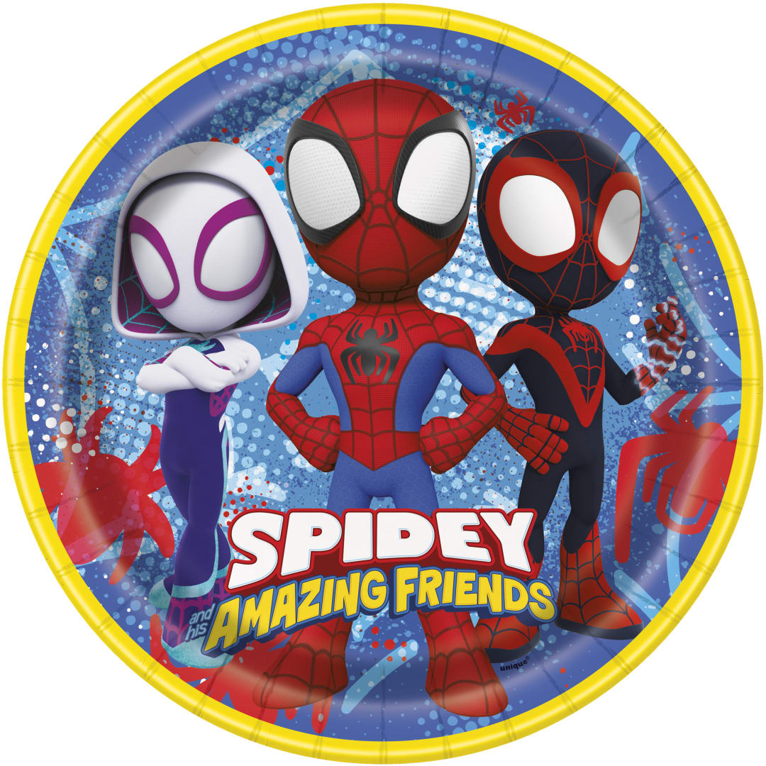 Spidey and His Amazing Friends Round 9" Dinner Plates, 8ct