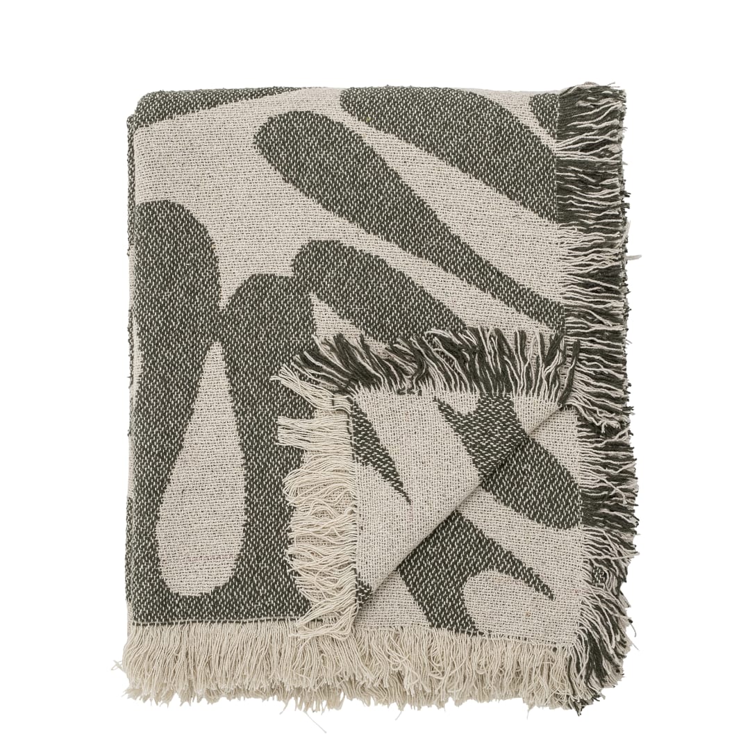 82058457 - Alk Throw, Green, Recycled Cotton STOCK: 300
