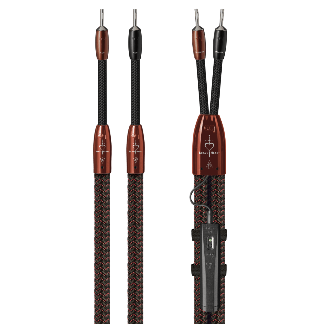 AudioQuest Brave Heart Full-Range ZERO-Tech Speaker Cable
