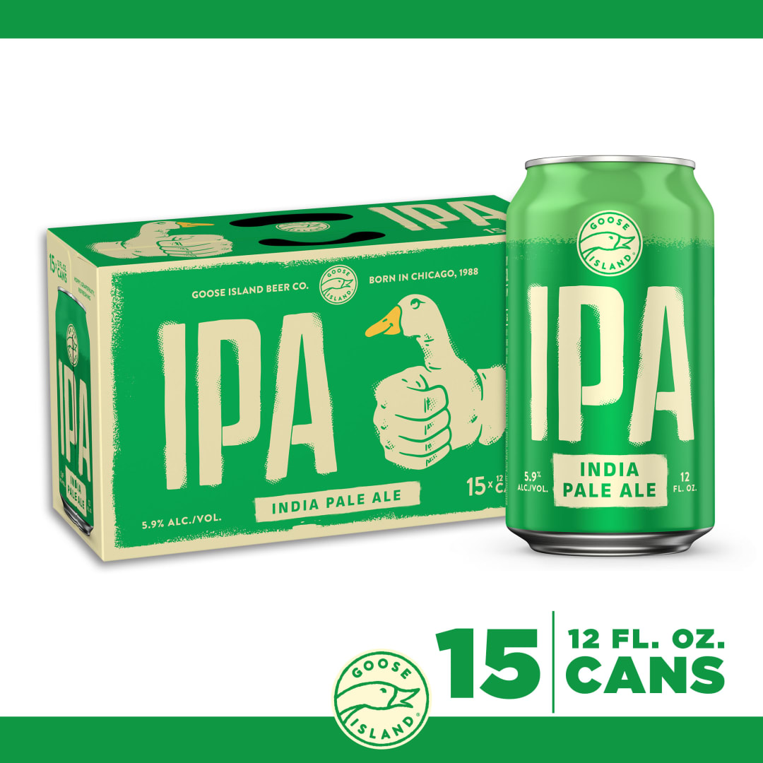 Goose Island IPA 15x12 oz Can Pack CARRIER