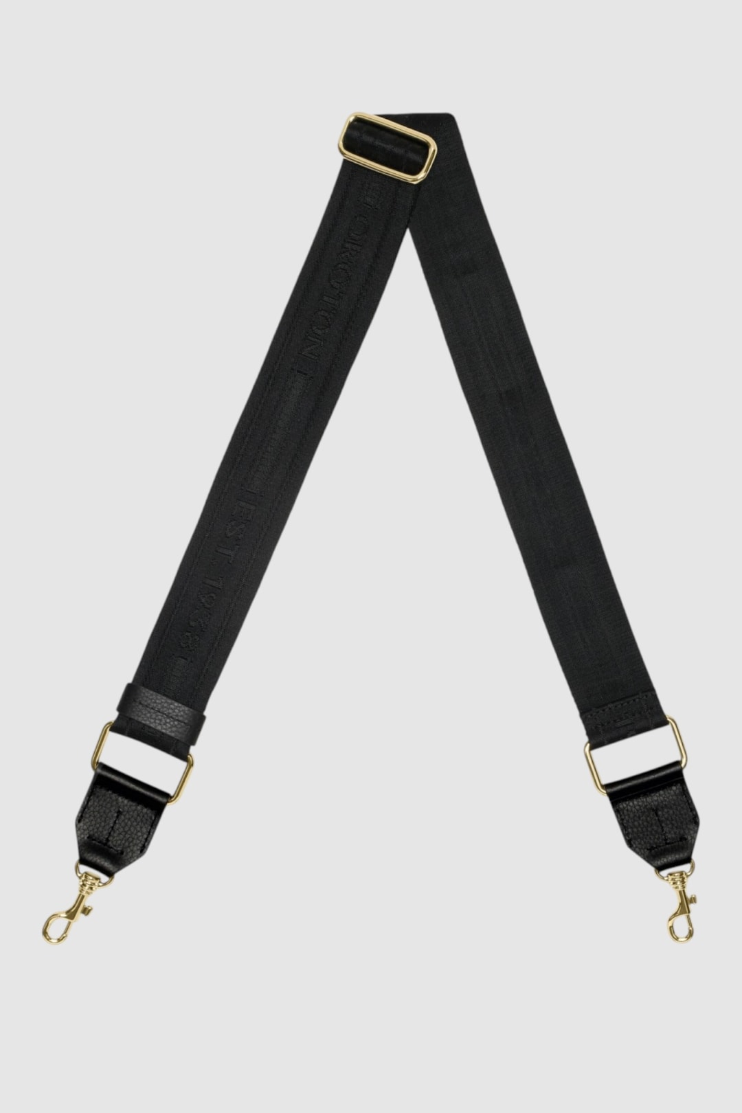 Heather Long Brass Webbing Strap