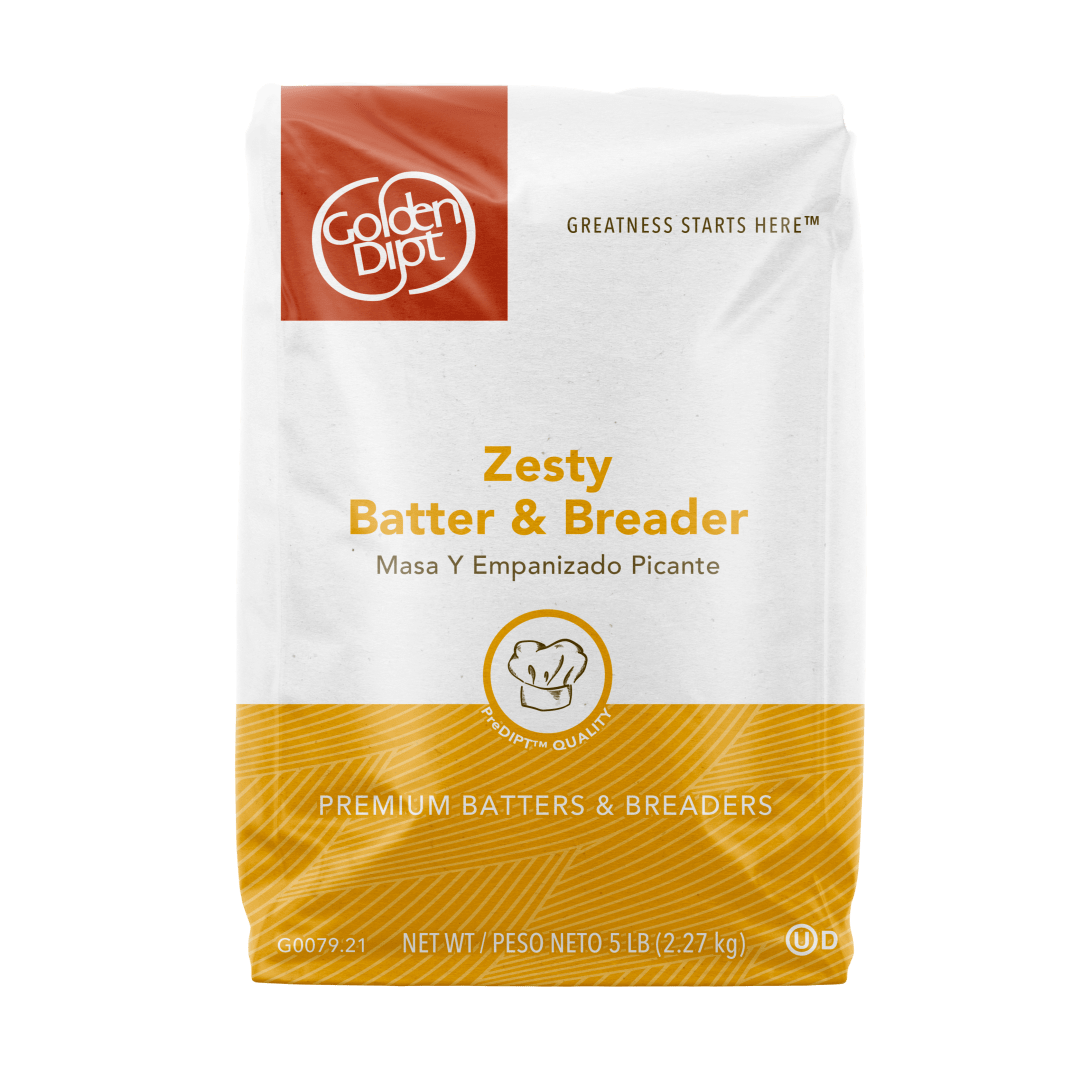 Golden Dipt Zesty Batter & Breader, 6 x 5 lb