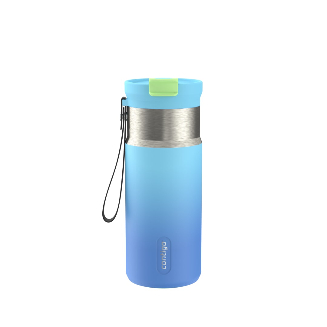 Contigo DualSip® 473 ml Botella Térmica Compacta de Acero Inoxidable a Prueba de Fugas con Tapa de Doble Uso
