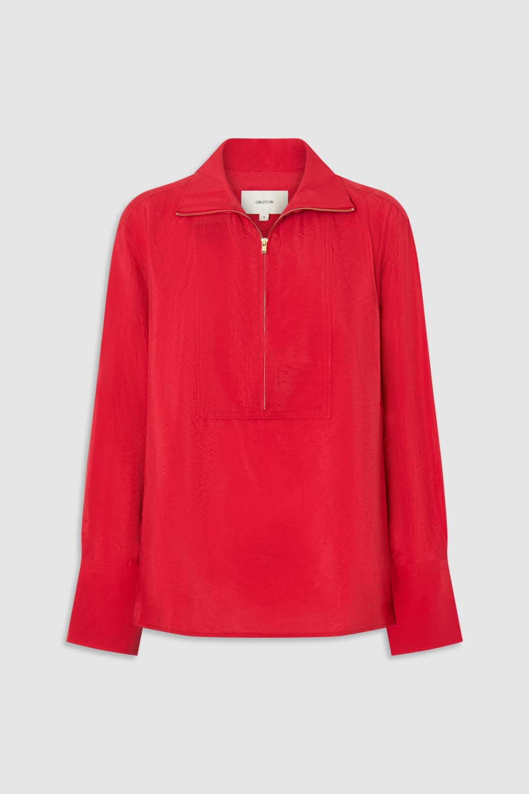 Half Placket Zip Shirt
