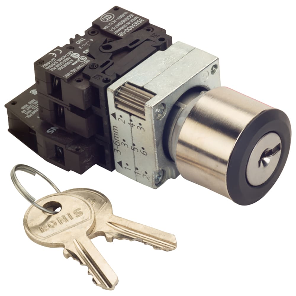 Galbreath™ Electric Key Switch 3 Position Keyed