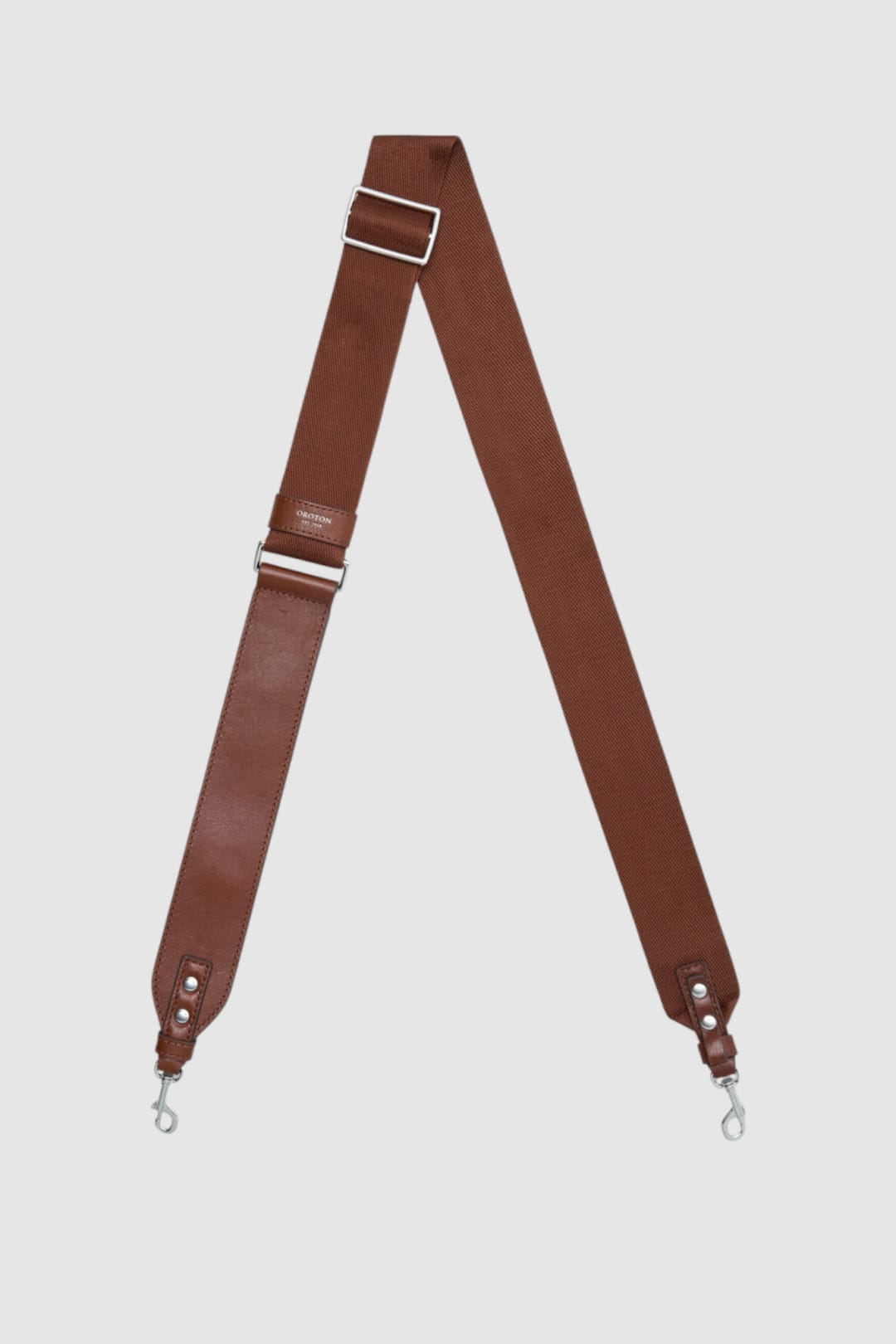 Mica Burnished Leather Bag Strap