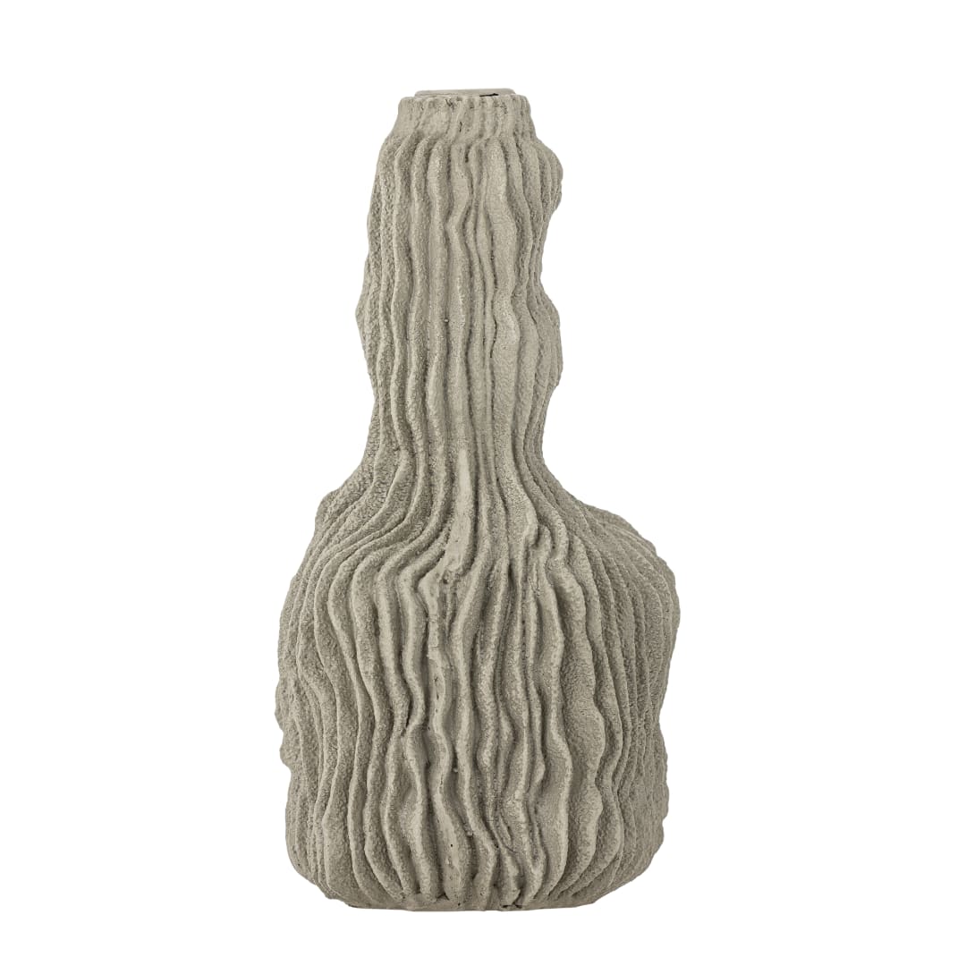 82072633 - Briar Candle Holder, Grey, Polyresin STOCK: 12