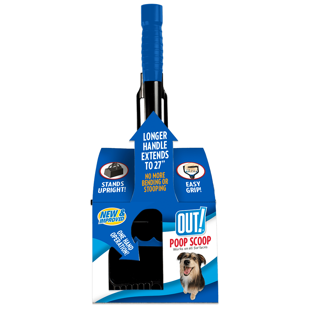 OUT! One Handed Dog Poop Scoop