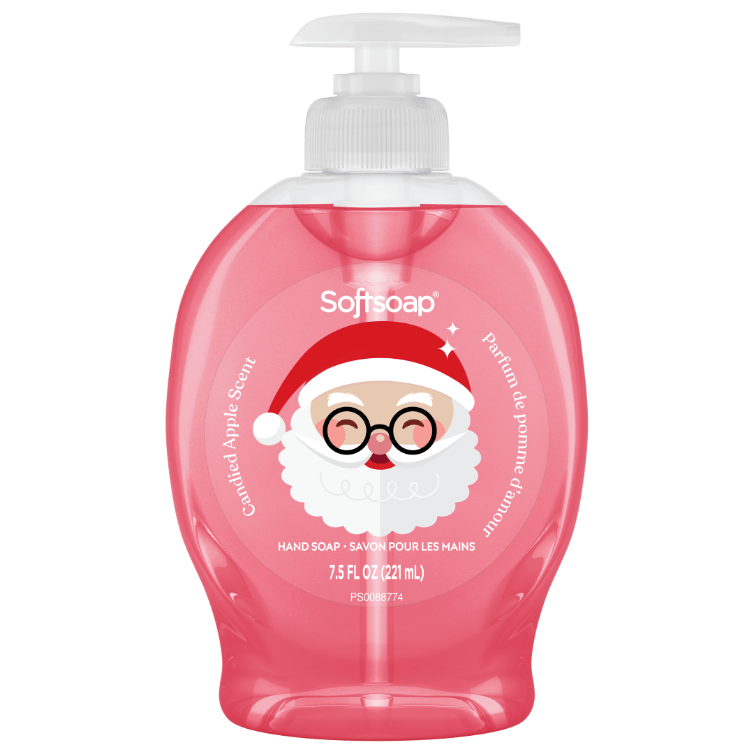 Softsoap Limited Edition Candied Apple Liquid Hand Soap, Kitchen or Bathroom Hand Soap, 7.5 fl oz Pump Bottle