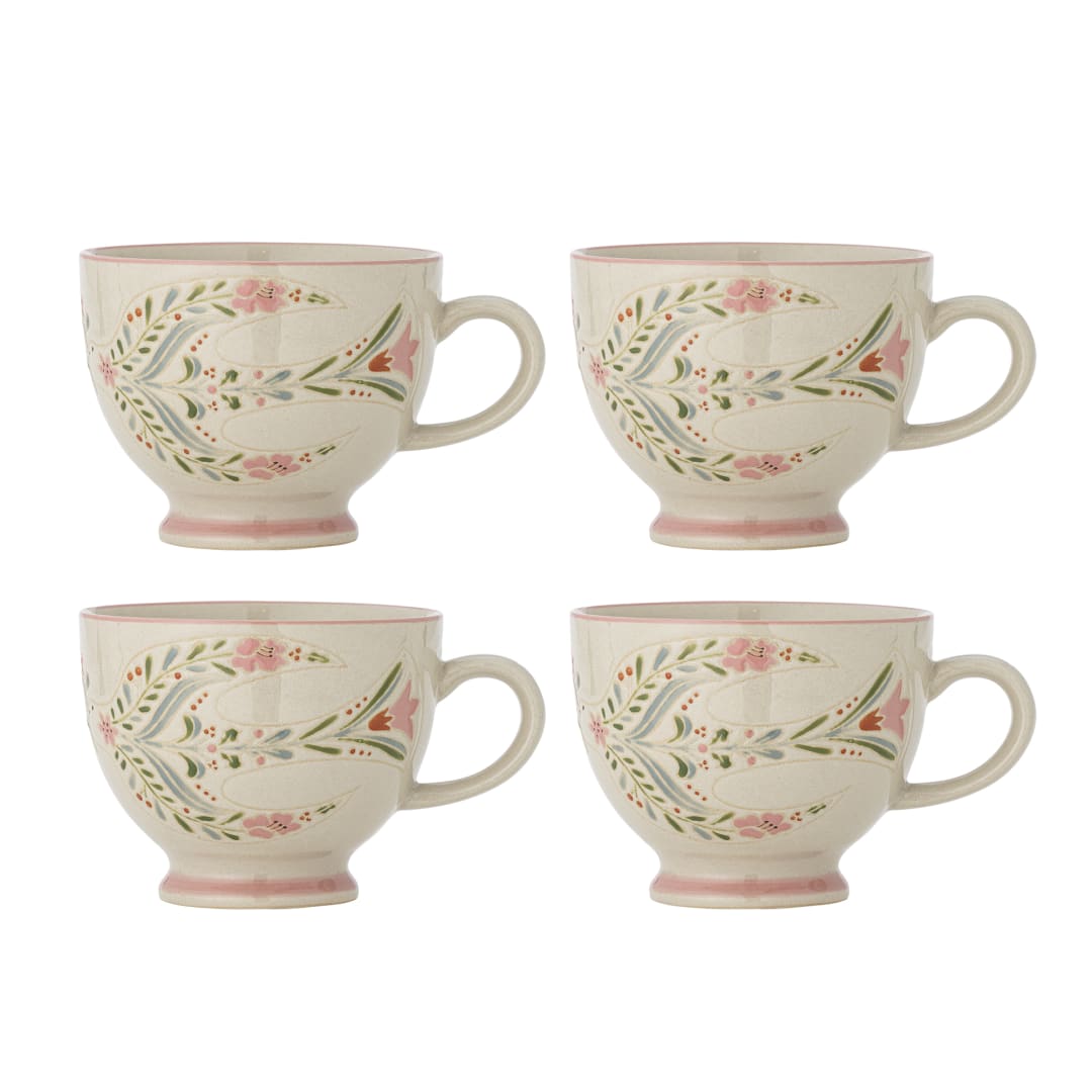 82072754 - Rosalynde Mug, White, Stoneware STOCK: 300